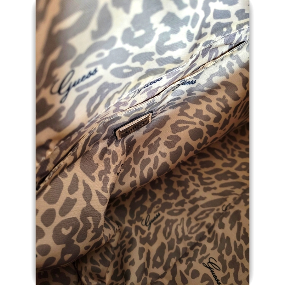 GUESS FLORAL SATCHEL BAG - Picture 5 of 6